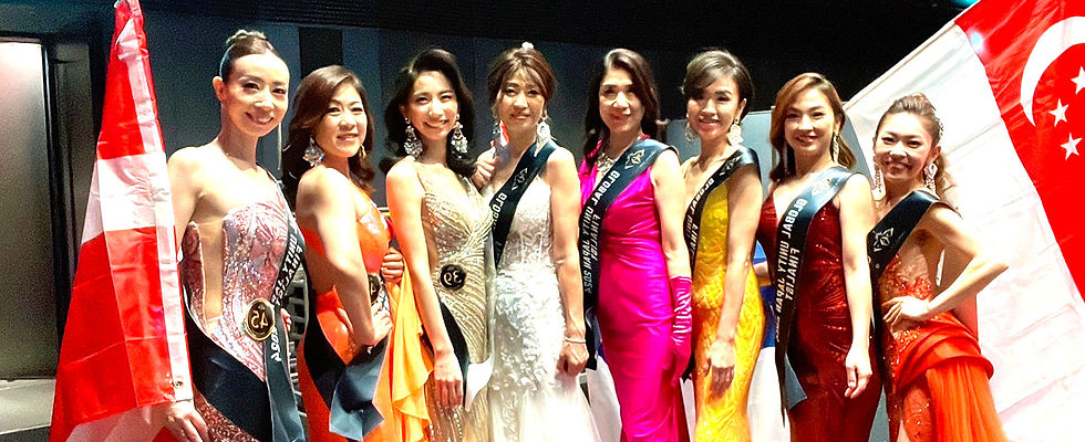 RUMICO as a beauty pageant Grand Prix finalist